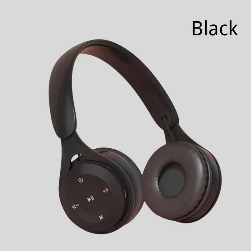 Headphones Kids Wireless Bluetooth Earphones Stereo Foldable Helmets Gaming Headsets Over-Ear Headphones for Android Ios