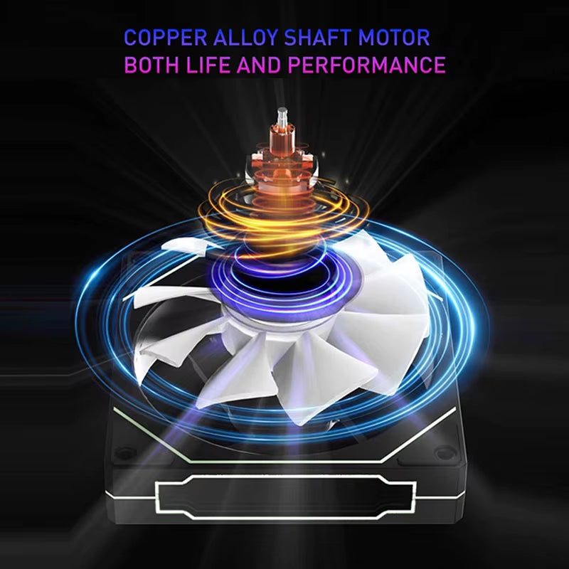 UPSIREN UF-1 PRISM 4 PRO Computer Chassis Fan 12Cm ARGB 4 Pin PWM Quiet Cooling Fan 12V Large Air Volume 45.2CFM/600-1500RPM