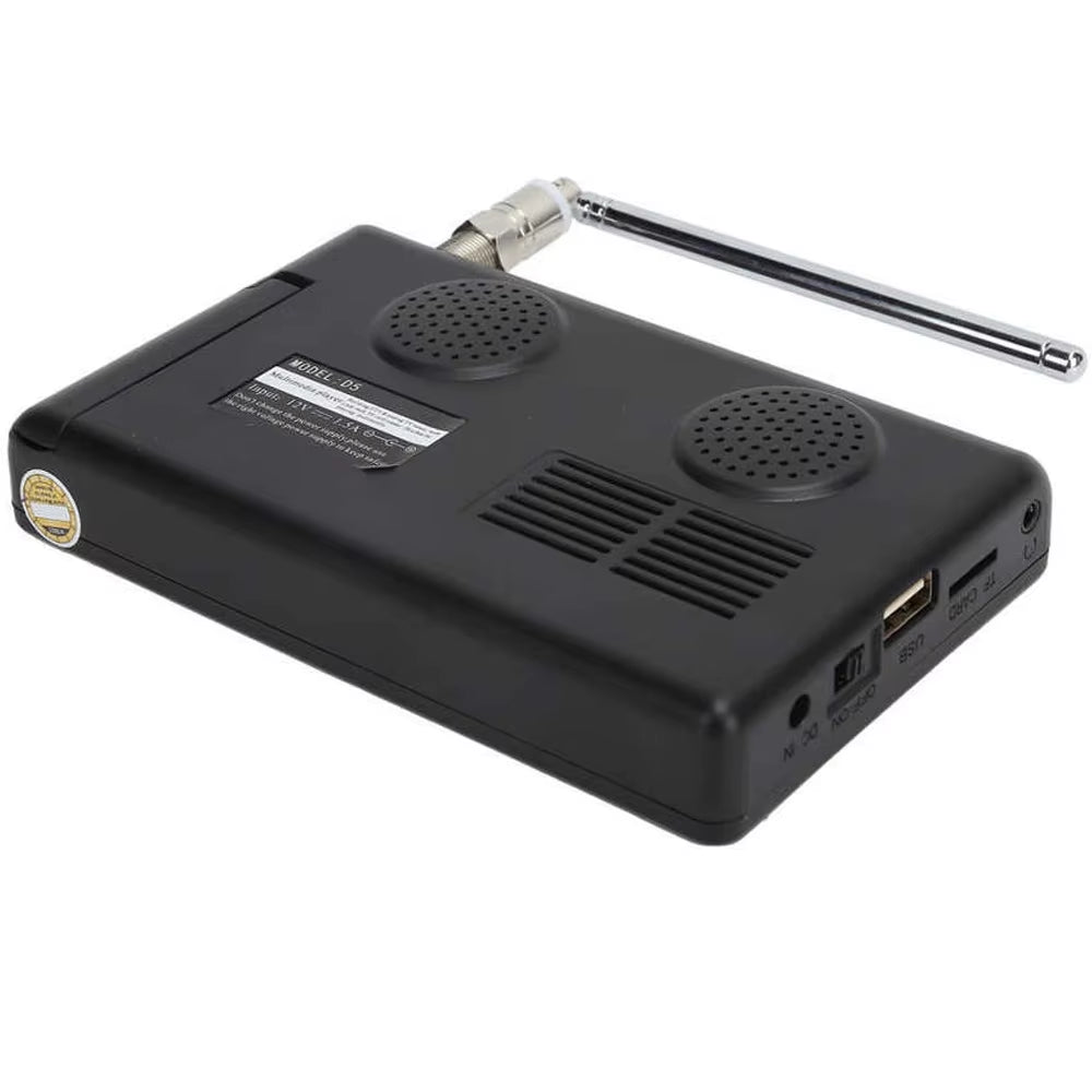 LEADSTAR Rechargeable D5 5 Inch 800*480 Portable Mini Tv with DVB-T2 ATSC ISDBT FM ATV USB Battery Pocket Tv Watch Any Where
