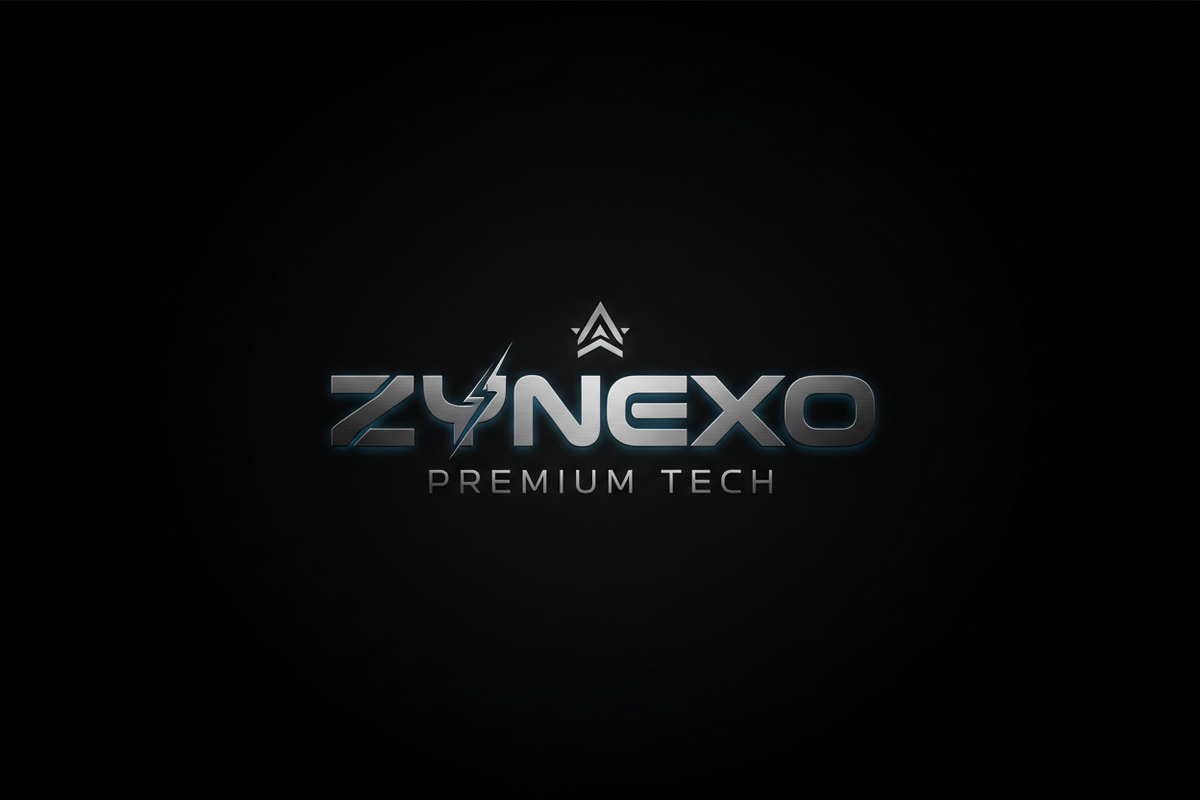 Zynexo Logo on Black Background